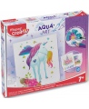 Plakāta zīmēšanas komplekts MAPED Aqua Art Unicorns