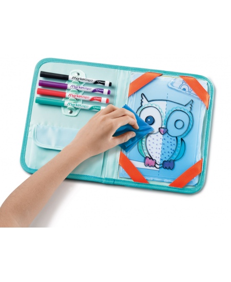 Ceļojumu nodzēšamā zīmēšanas tāfele MAPED Animals