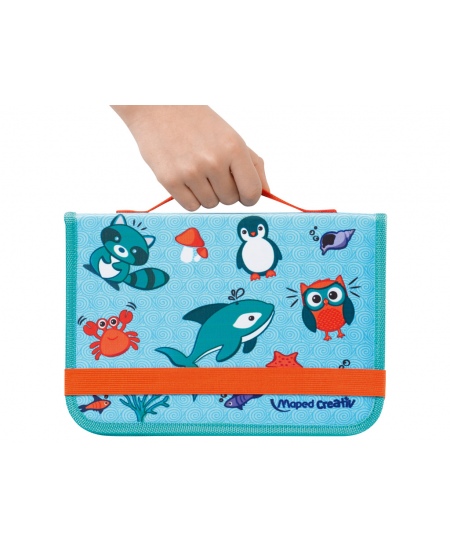 Ceļojumu nodzēšamā zīmēšanas tāfele MAPED Animals