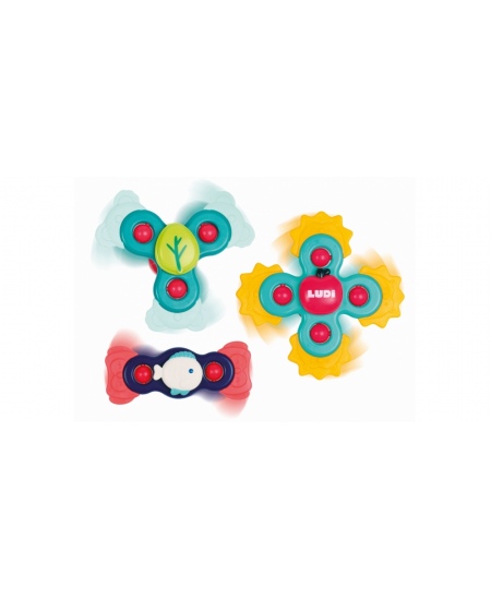 Krāsaini vilciņi LUDI, 3 gab.