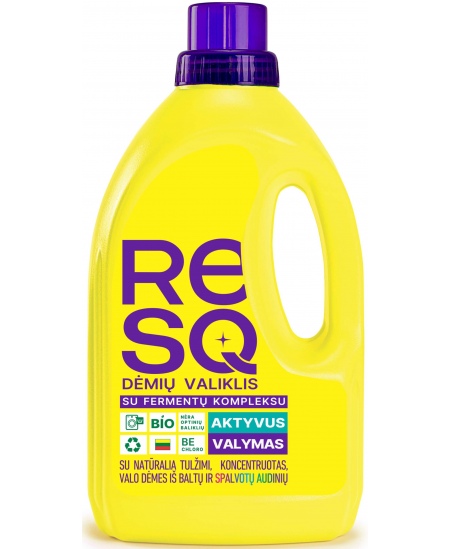 Koncentrēts traipu tīrītājs ar fermentiem RESQ, 1 l