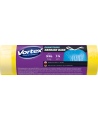 Atkritumu maisi VORTEX, 35 l, 15 gab., biezums 13 μm, HDPE, dzelteni