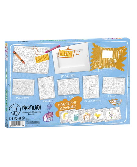 Krāsojamā bilde MONUMI Frames Kaķi un suņi