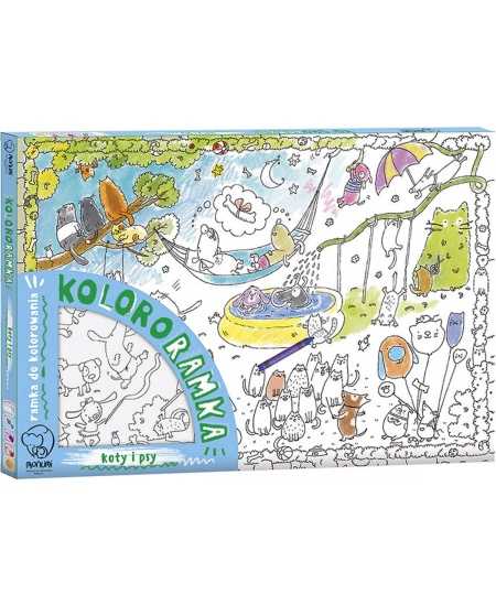 Krāsojamā bilde MONUMI Frames Kaķi un suņi