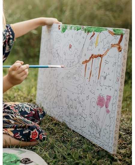 Krāsojamā bilde MONUMI Frames Kaķi un suņi