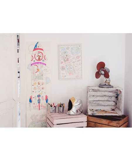 Krāsojamā bilde MONUMI Frames Rocket