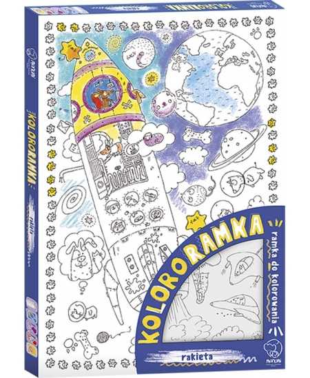 Krāsojamā bilde MONUMI Frames Rocket