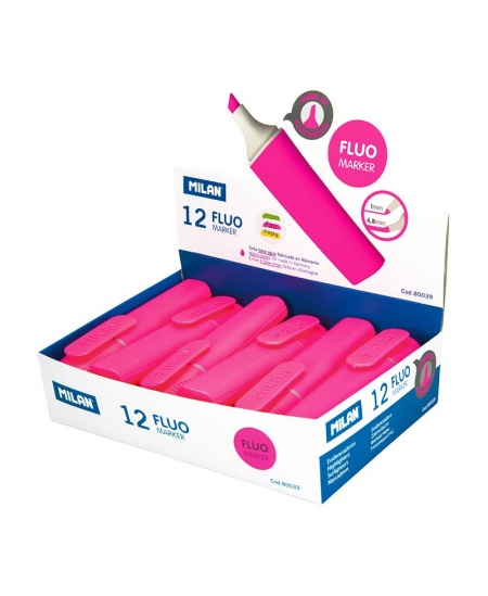 Teksta marķieris MILAN Fluo, rozā