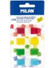 Pašlīmējošie indeksi MILAN, 45x12 mm, plastmasas, 140 gab.