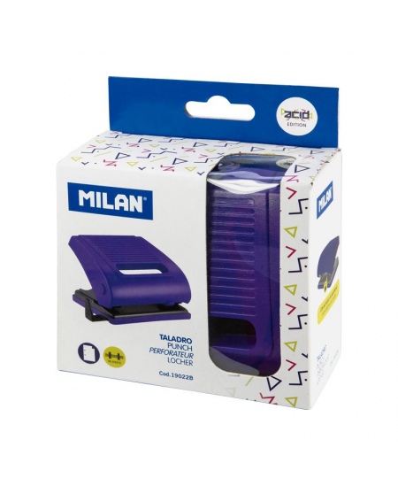 Caurumotājs MILAN Acid, 15 lapām, zils