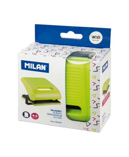 Caurumotājs MILAN Acid, 15 lapām, dzeltens