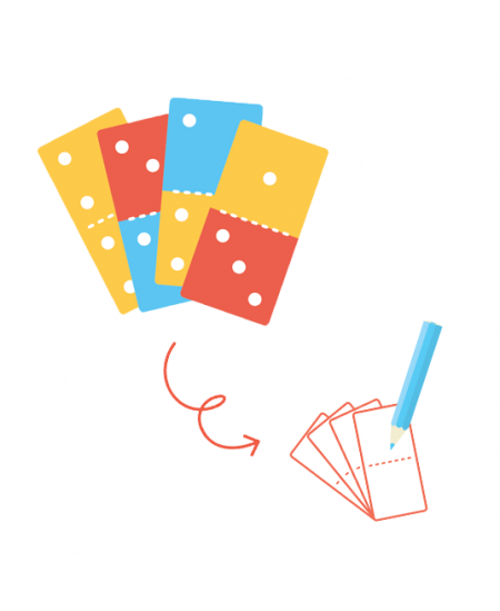 Radošais komplekts SODERTEX Izveidojiet savus domino kauliņus