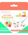 Radošais komplekts SODERTEX Izveidojiet savus domino kauliņus