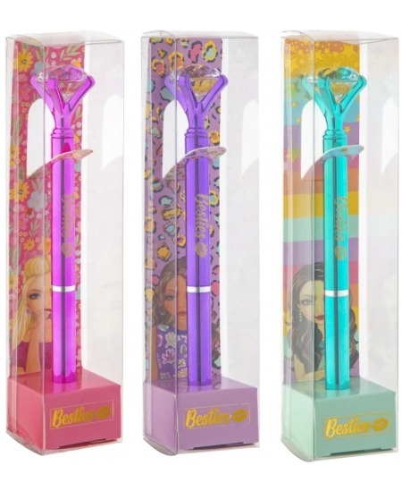 Lodīšu pildspalva GRAFIX Besties, zila