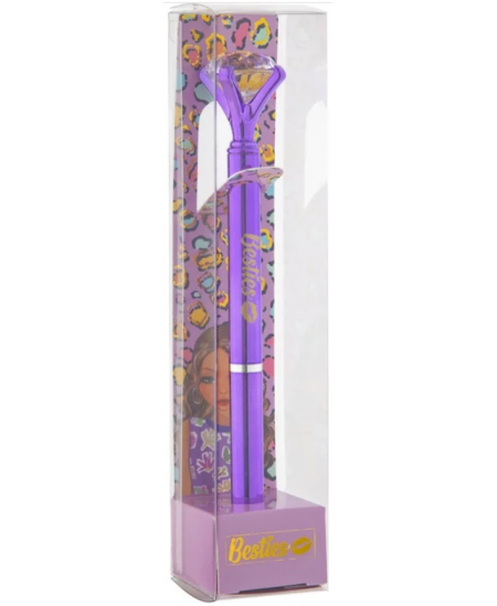 Lodīšu pildspalva GRAFIX Besties, zila