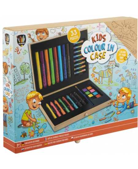 Krāsošanas rīku komplekts koferī GRAFIX