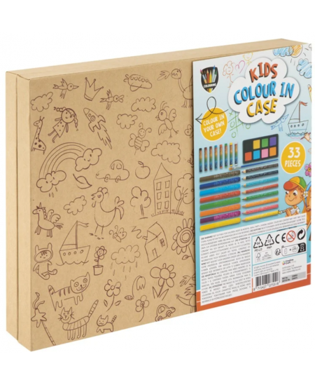 Krāsošanas rīku komplekts koferī GRAFIX