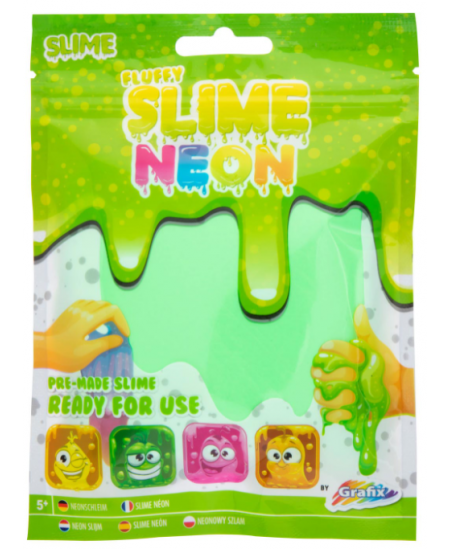 GRAFIX Neon gļotas, gatavas lietošanai, dažādas krāsas