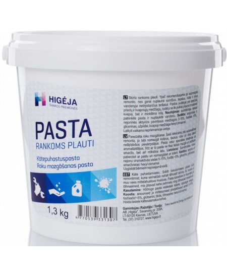 Pasta roku mazgāšanai HIGĖJA, 1,3 kg