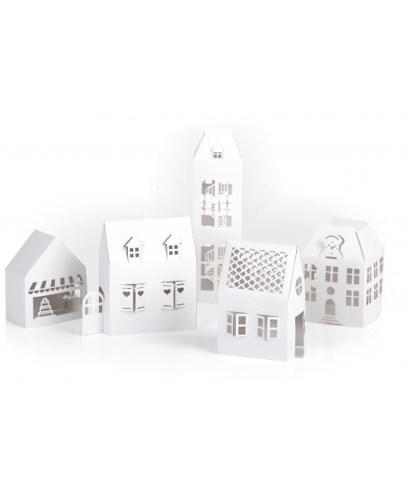 Balto mājiņu locīšanas komplekts GRAINE CREATIVE