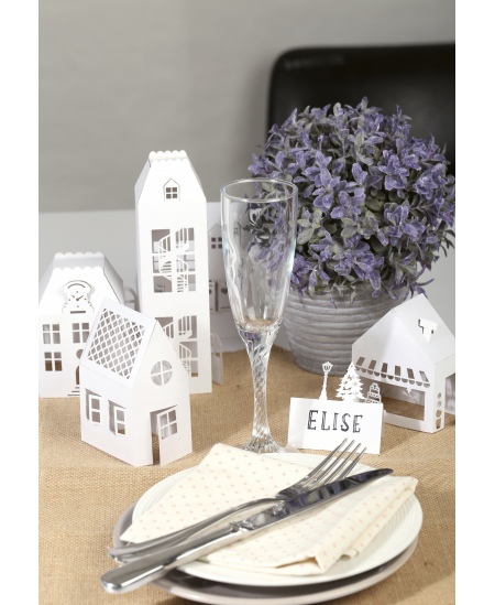 Balto mājiņu locīšanas komplekts GRAINE CREATIVE