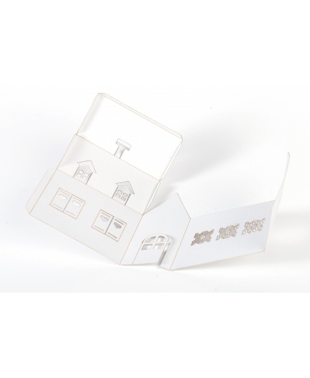 Balto mājiņu locīšanas komplekts GRAINE CREATIVE