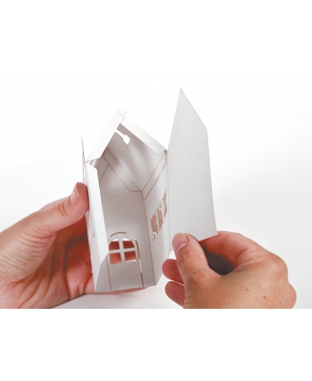 Balto mājiņu locīšanas komplekts GRAINE CREATIVE