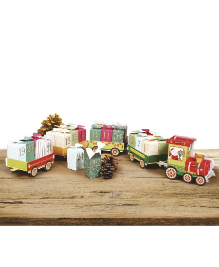 Adventes kalendāra kastes GRAINE CREATIVE Mazais vilcieniņš
