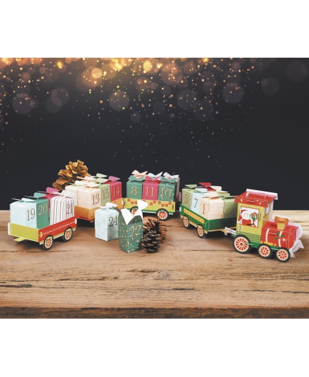 Adventes kalendāra kastes GRAINE CREATIVE Mazais vilcieniņš