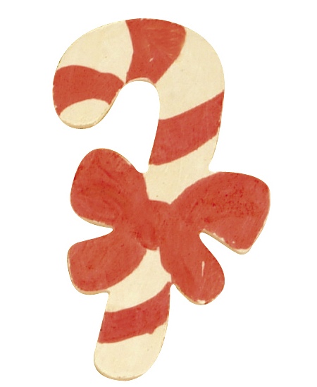 Koka eglītes rotājumu komplekts dekorēšanai GRAINE CREATIVE, 12 gab.