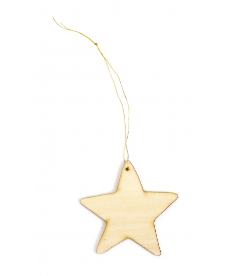 Koka eglītes rotājumu komplekts dekorēšanai GRAINE CREATIVE, 12 gab.