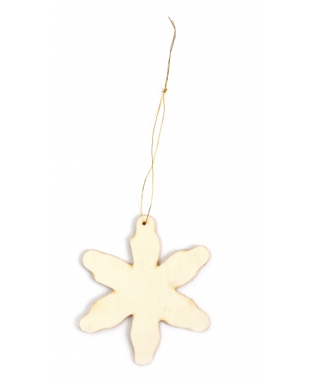 Koka eglītes rotājumu komplekts dekorēšanai GRAINE CREATIVE, 12 gab.