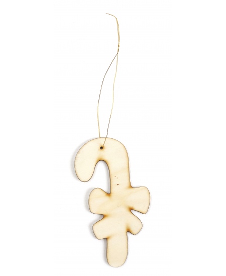 Koka eglītes rotājumu komplekts dekorēšanai GRAINE CREATIVE, 12 gab.