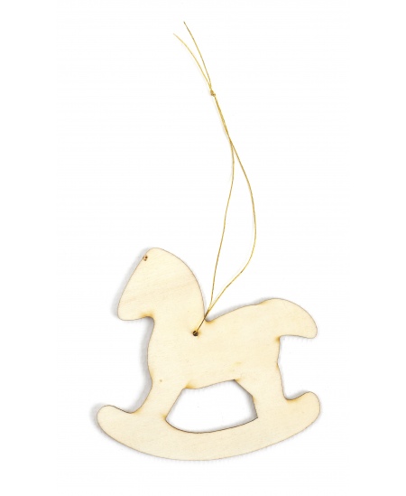 Koka eglītes rotājumu komplekts dekorēšanai GRAINE CREATIVE, 12 gab.