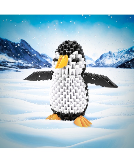 3D origami M komplekts CREAGAMI Penguin