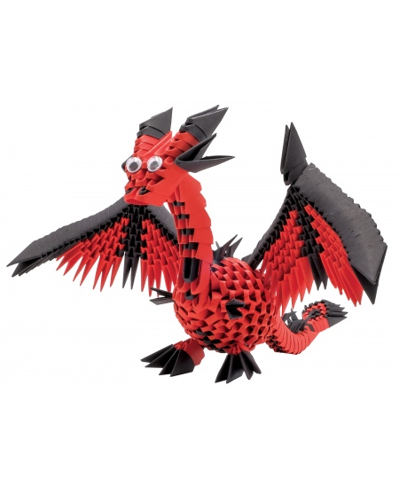 3D origami M komplekts CREAGAMI Pūķis