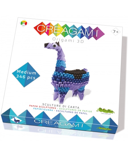 3D origami M komplekts CREAGAMI Lama