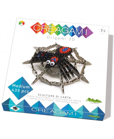 3D origami M komplekts CREAGAMI Zirneklis