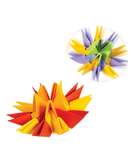 3D origami komplekts maziem bērniem CREAGAMI Kids Divi vērpēji