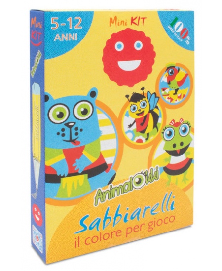 Smilšu zīmēšanas komplekts SABBIARELLI Foršie dzīvnieki