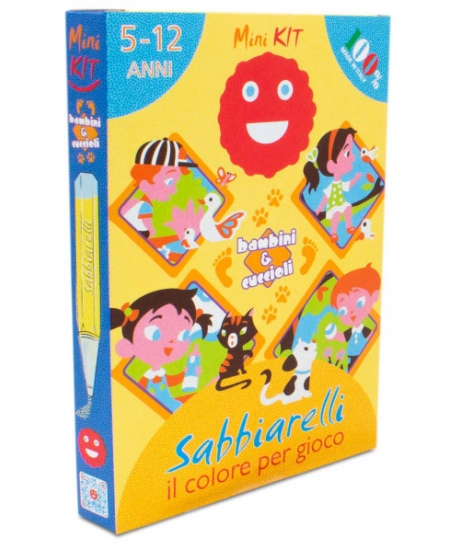 Smilšu zīmēšanas komplekts SABBIARELLI Bērni un mājdzīvnieki