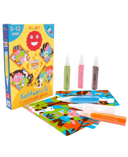 Smilšu zīmēšanas komplekts SABBIARELLI Bērni un mājdzīvnieki