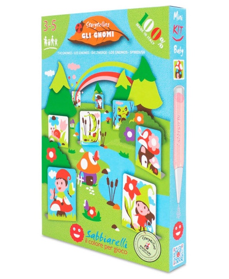 Smilšu zīmēšanas komplekts SABBIARELLI Pasaka par gnomiem