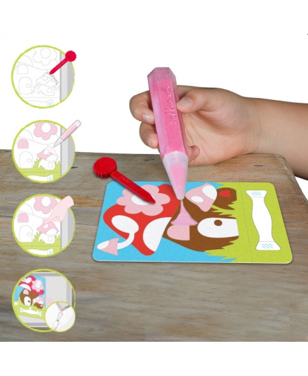 Smilšu zīmēšanas komplekts SABBIARELLI Pasaka par gnomiem