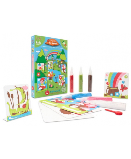 Smilšu zīmēšanas komplekts SABBIARELLI Pasaka par gnomiem