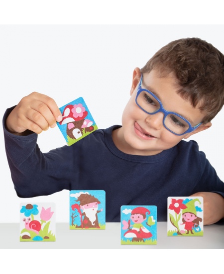 Smilšu zīmēšanas komplekts SABBIARELLI Pasaka par gnomiem