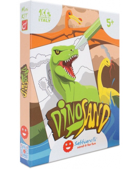 Smilšu zīmēšanas komplekts SABBIARELLI Dinozauri smiltīs