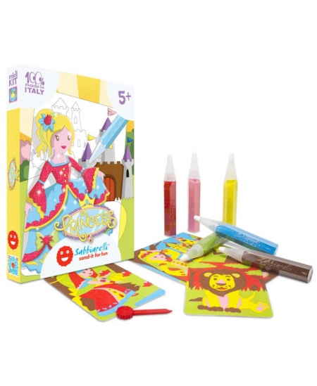 Smilšu zīmēšanas komplekts SABBIARELLI Princeses