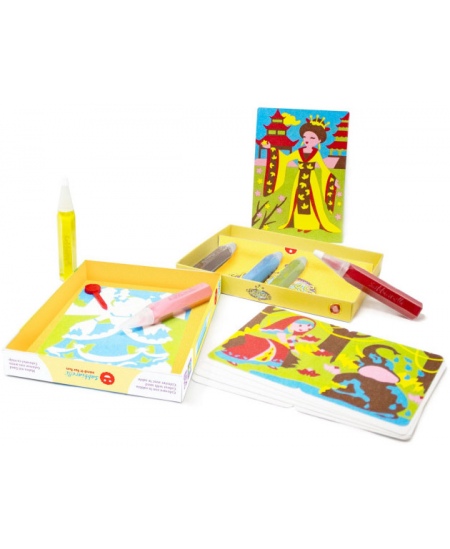 Smilšu zīmēšanas komplekts SABBIARELLI Princeses