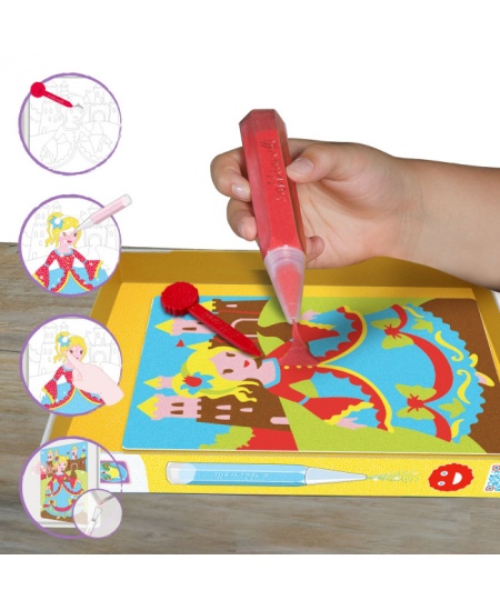 Smilšu zīmēšanas komplekts SABBIARELLI Princeses